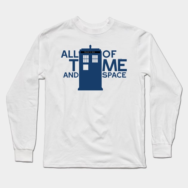 All of Time and Space Long Sleeve T-Shirt by whoviandrea